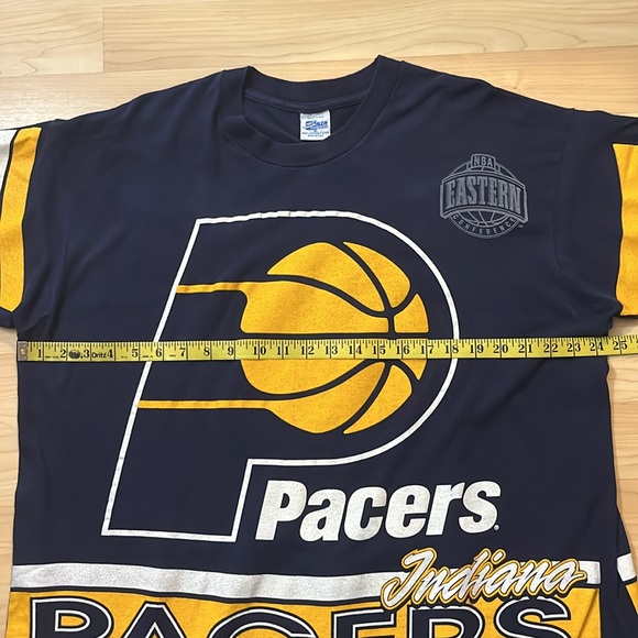 Indiana Pacers All Over Print Vintage T-Shirt Men’s XL - Picture 5 of 6